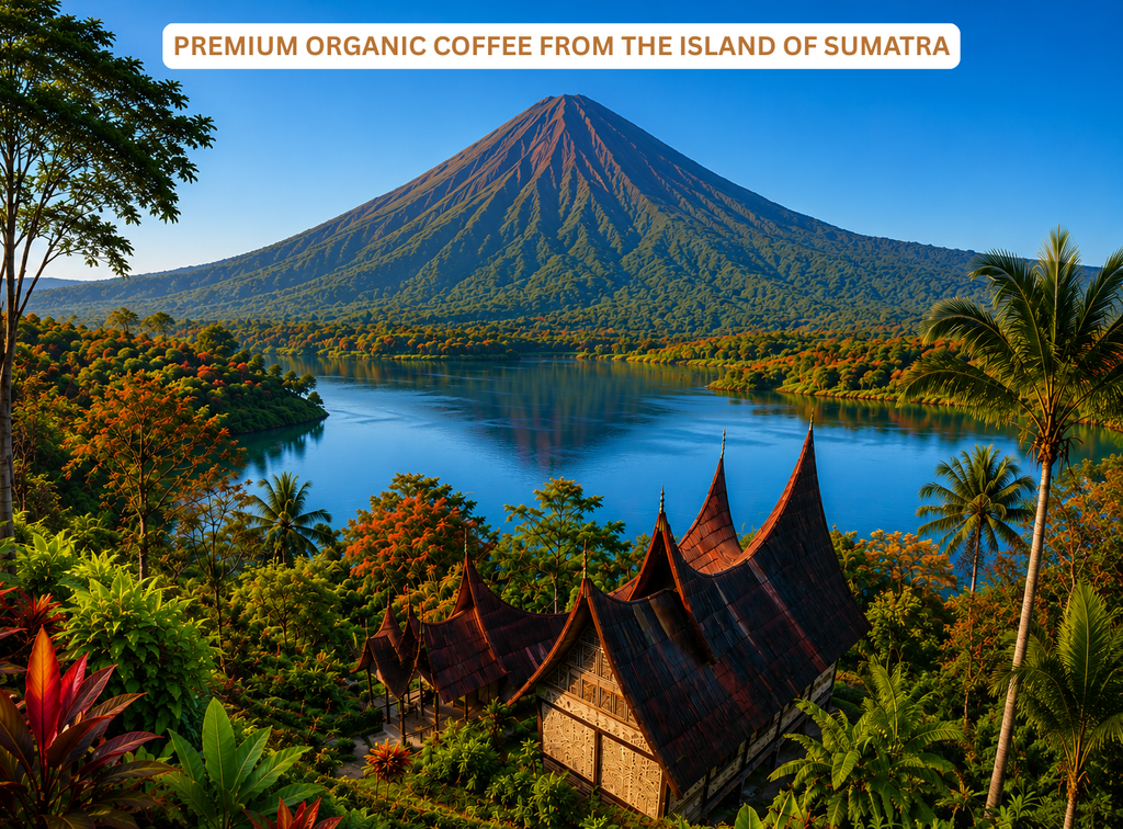 Organic Sumatra Ground Coffee, Low Acid
